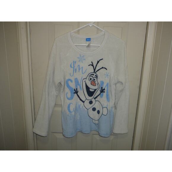 Disney Olaf Girls XL (16-18) "I'm Snow Cute" Fuzzy Sleepwear - Picture 1 of 7